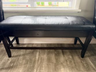 4 Dining Chairs + Storage Bench