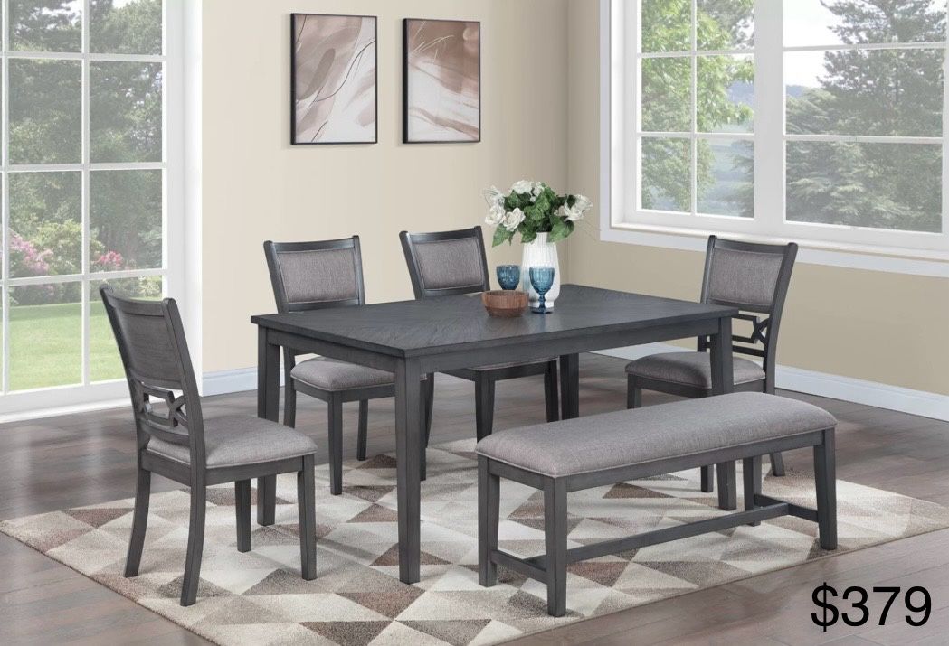 Dining Table Set With Bench