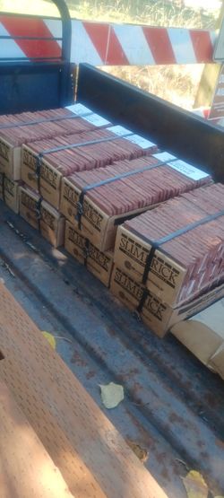 9 + boxes of slim brick Natural Stone. $100 takes it all great deal