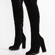 Black Over the Knee Boot 