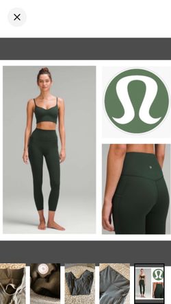 Lululemon Align High-Rise Pant with Pockets 25" in ‘Legacy Green’