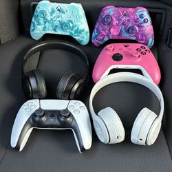 Xbox Controller And Beats Headphones.