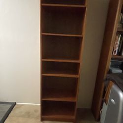 Bookshelf Teak Wood 76”