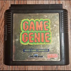 Game Genie Video Game Enhancer (Sega Genesis, 1992) Authentic 