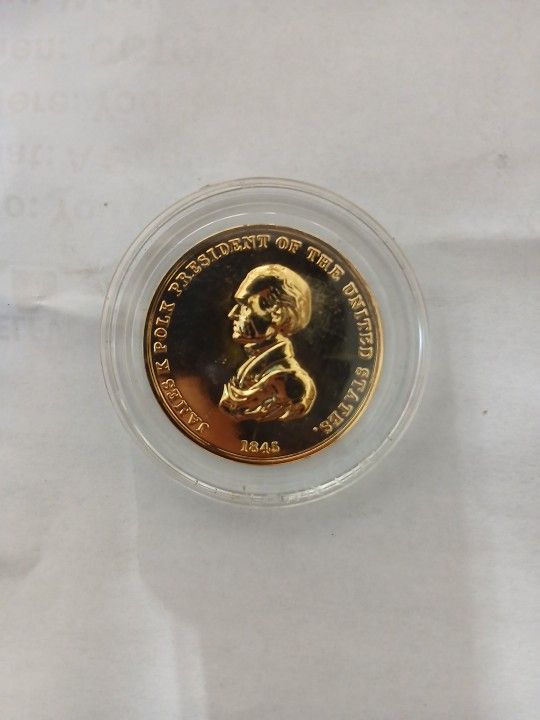James K Polk Commemorative Coin