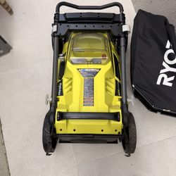 40V 20 Inch Ryobi Lawn Mower  (no Battery)