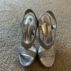 Women's Evening Dress Shoes Heels Size 6.5 M
