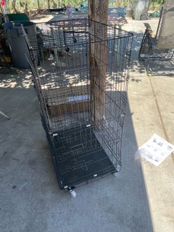 Multi-Level Rolling Wire Pet Cage