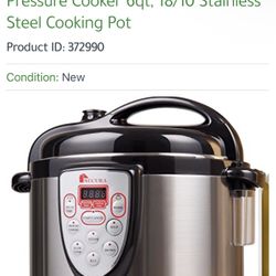 Series Electric 6in On Pressure Cooker