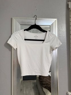 Soft Stretch Seamless Fabric Square Neck Baby Tee