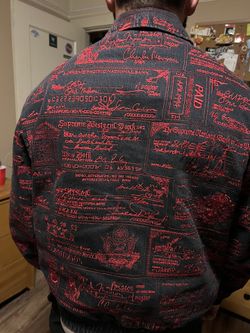 ジャケット・アウター Supreme Checks Embroidered Denim Jacket Supreme Checks Embroidered Denim Jacket (SS20) - $238
