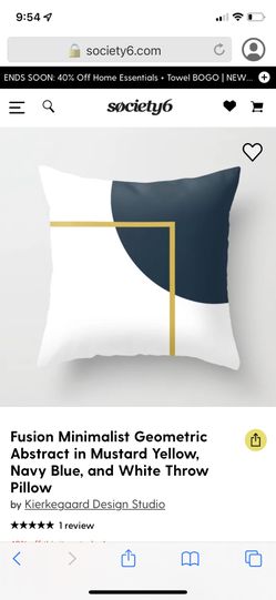 Quantity 2 Society 6 Pillow Covers
