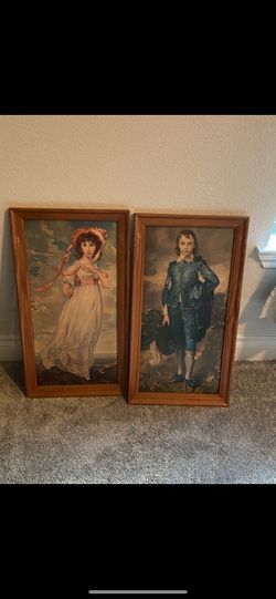 Pinky & Blue Boy vintage pieces