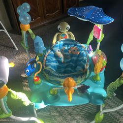 Bright Starts Disney Baby Finding Nemo Adjustable Baby Activity Center Jumper