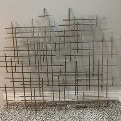 36x30 Mid-Century Metal Wall Decor-Project 62