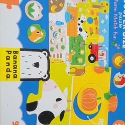Banana Panda Kids Floor Puzzle Fatm Animals 