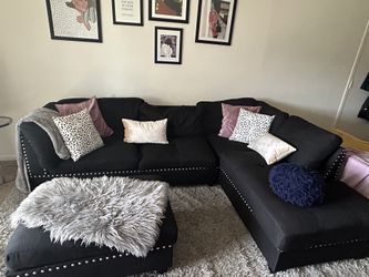 Black Sectional Couch