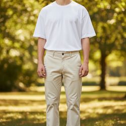 Amazon Essentials Men's Straight Fit Chino Pants - Beige/Khaki