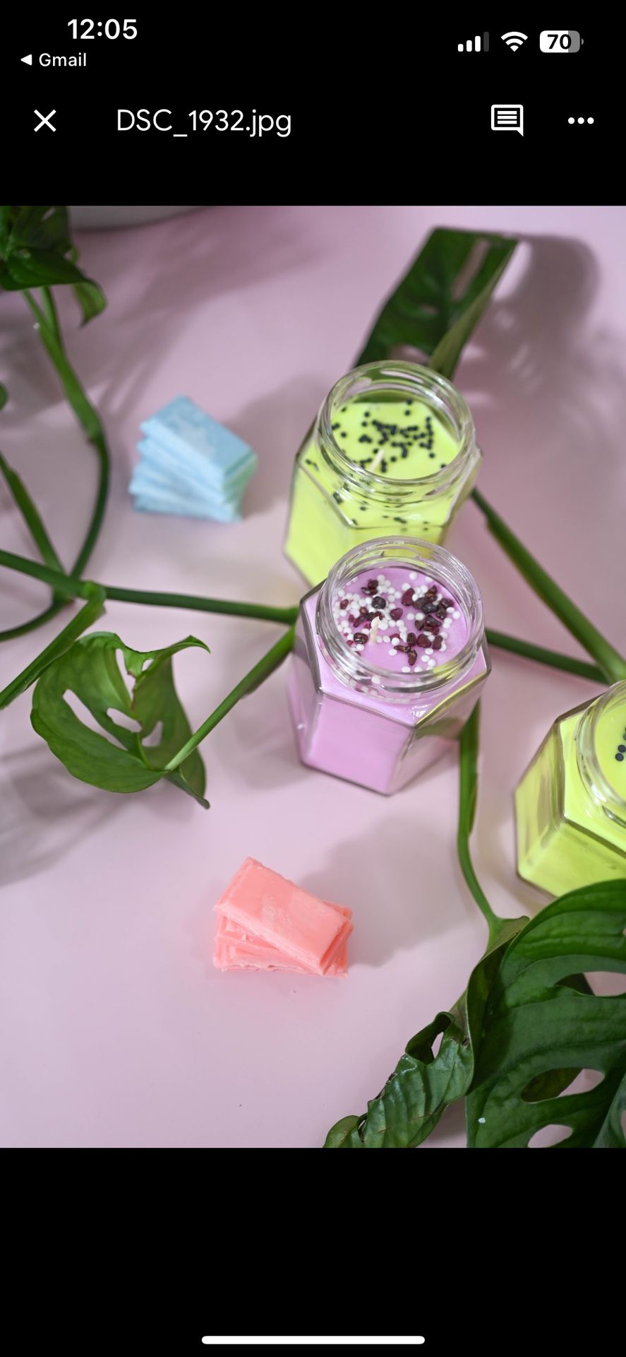 Blossom & Crystal Light Candles