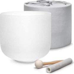 NEW CRYSTAL SINGING  BOWL SET