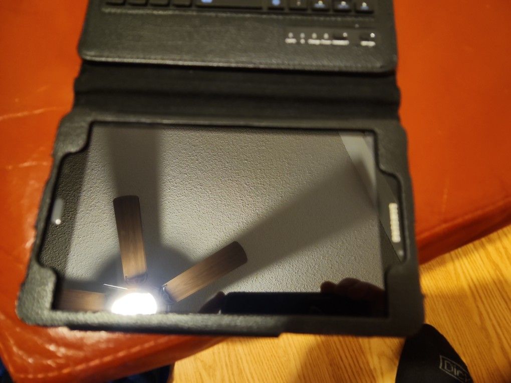 Samsung Tablet And Keyboard