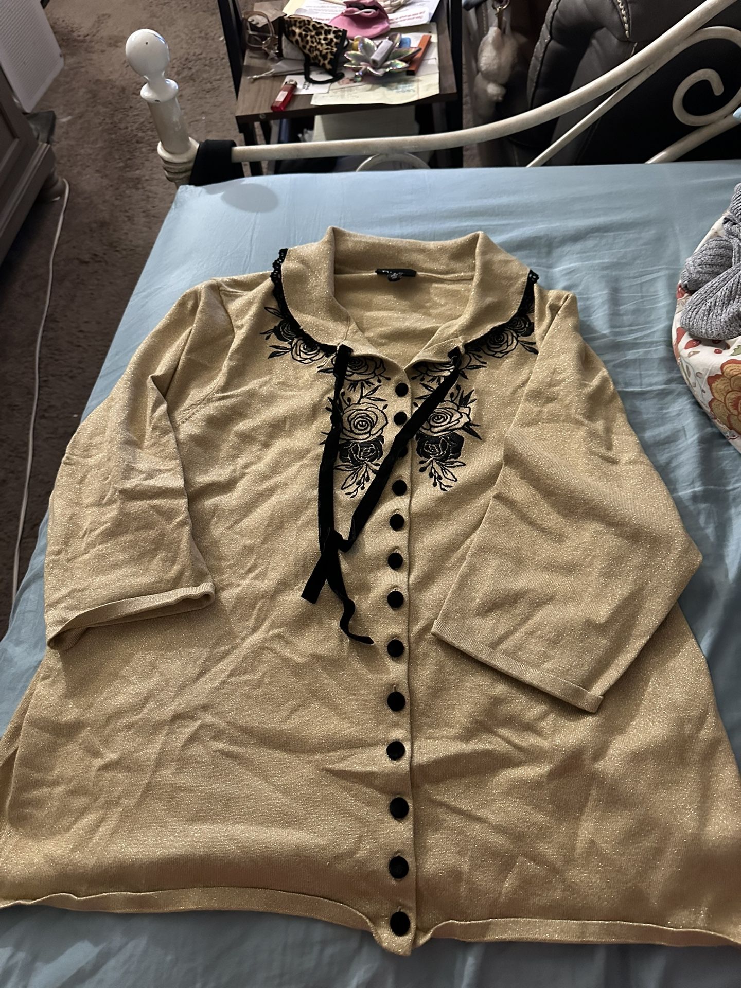 3/4 Sleeve Chic Blouse/sweater