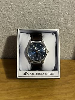 Caribbean Joe Men’s Watch – Clean Look – Only $15