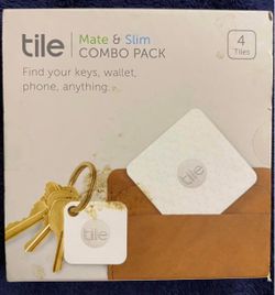 ​TILE MATE & SLIM COMBO PACK, FIND YOUR KEYS, WALLET, PHONE, ANYTHING (4-PACK)