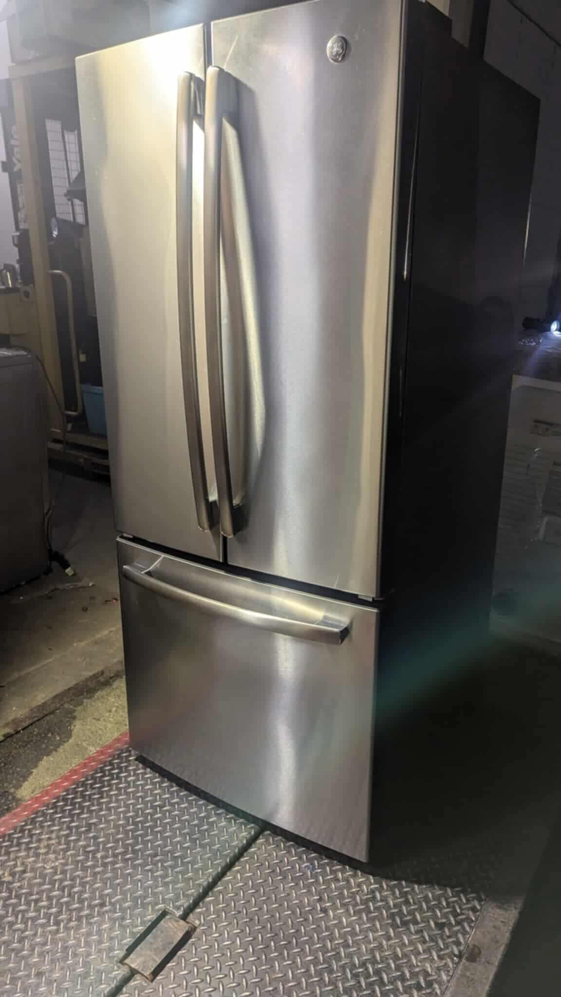 GE stainless steel refrigerator (30w)