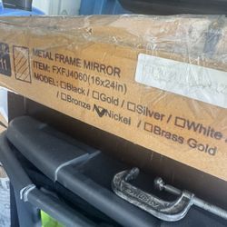 2 Bathroom Mirrors One With Medicine Cabinet 