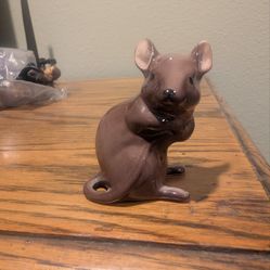 Vintage Beswick England Porcelain Mouse Figurine