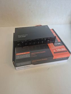 POWERBASS 4 BAND EQUALIZER WITH 10 VOLTS MAX POWER OUTPUT