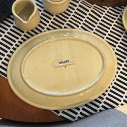 Pacific Galaxy Wheatstone 14” Oval Platter Rare Antique Collectible