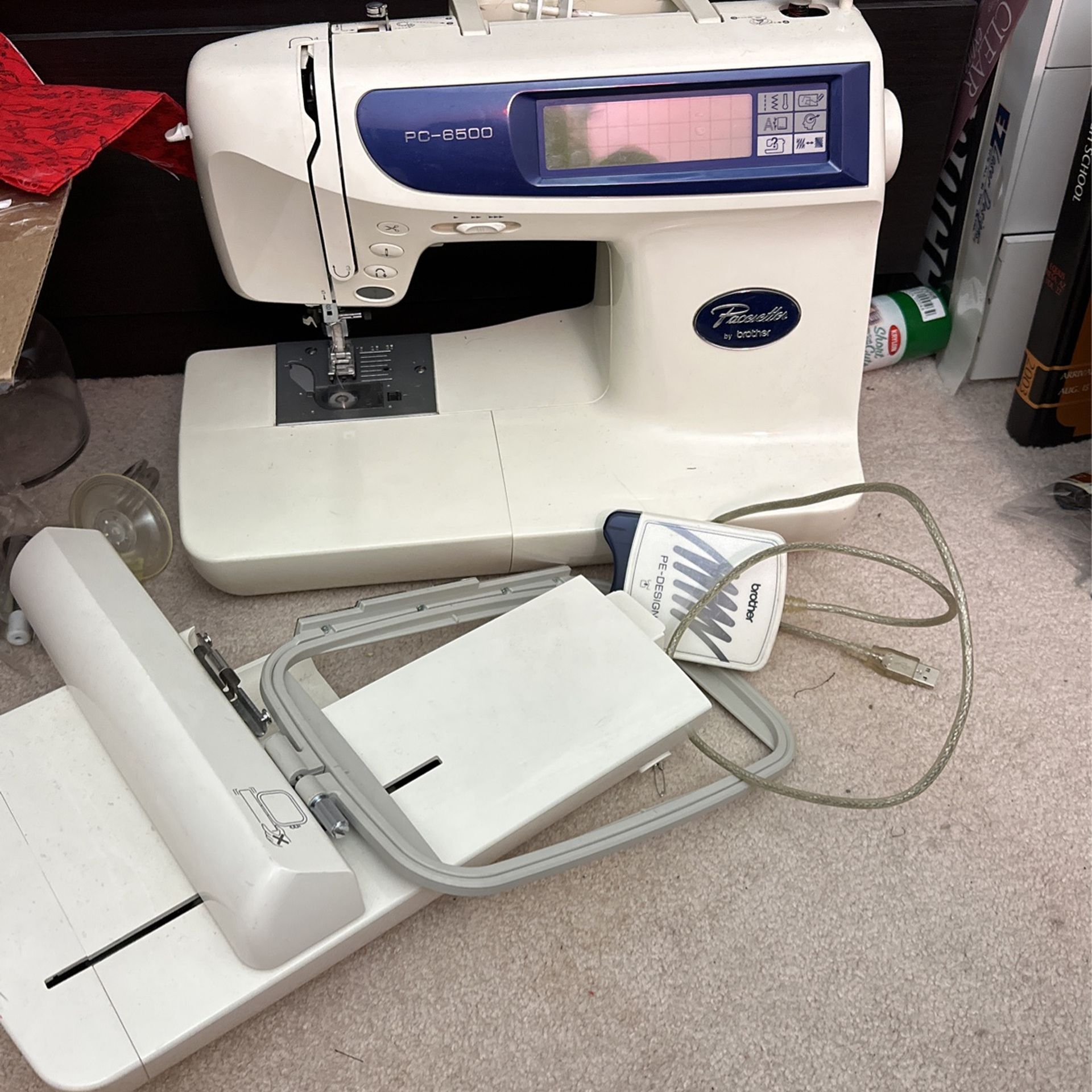 Brother PC6500 Embroidery Machine
