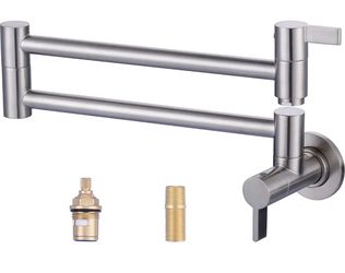 Pot Filler faucet in Brushed nickel
