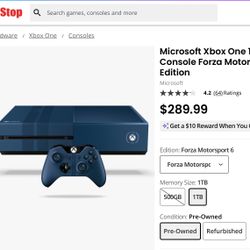 Xbox One Forza Motor Edition