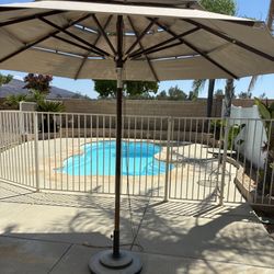 LARGE UMBRELLA …. umbrella stand NOT included.