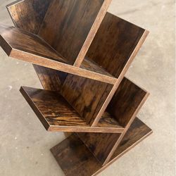 Wood table top book shelf 