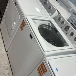 Maytag Gas Dryer and Topload Washer 