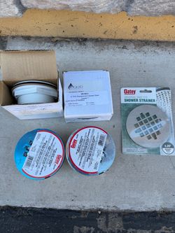 Shower Drain Parts Lot – Oatey & Liquid Accents