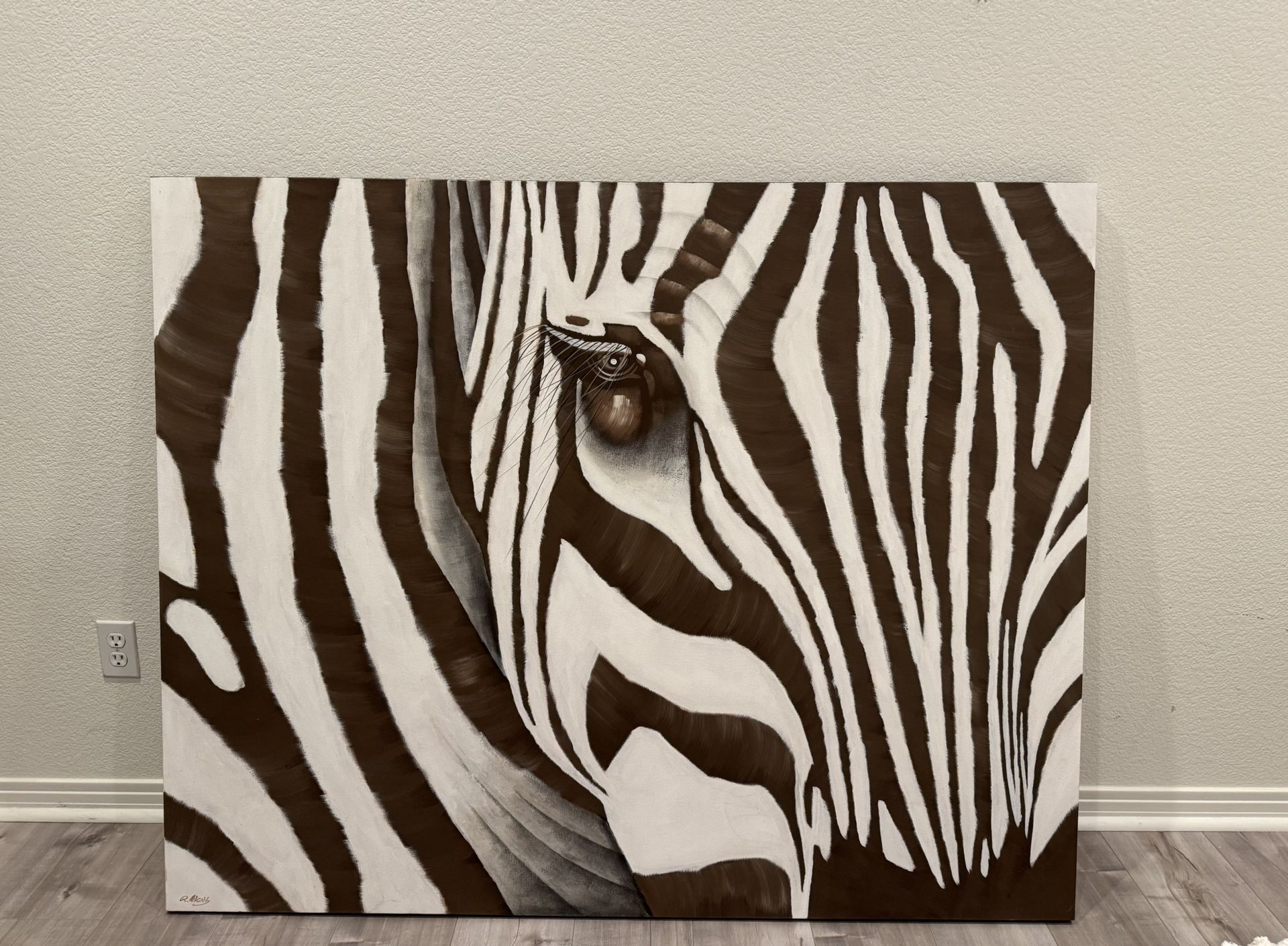 Z Gallerie Zebra Wall Art – Oversized Modern Canvas