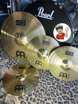 🔥 BEST OFFER Awesome PEARL Drum Set Complete Drums!