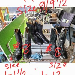 USED ROPER BOOTS GOOD CONDITION SIZES & PRICES ON PIC