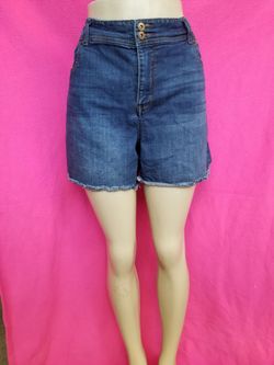 Denim adult shorts size 16