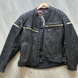 Bilt Motorcycle Leather Jacket 