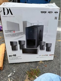 Surround Sound Home Theater (Danon Acoustics).