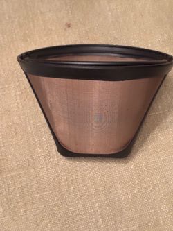 Gold coffee filter