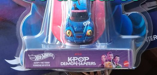 Hot Wheels Porsche 911 GT3 R K-Pop Demon Hunters SDCC Exclusive