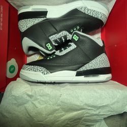 Jordan Three Retro Green Glow 