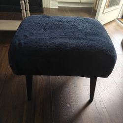 Navy Blue Footstool